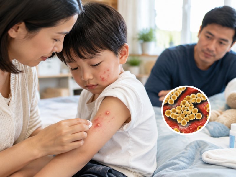 金黄色葡萄球菌为什么容易引起儿童脓疱疮，日常接触会不会传染给家人