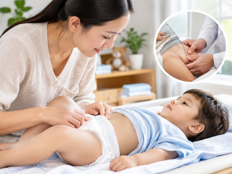 三岁以内男孩阴囊包块最常见是什么原因,日常换尿布和洗澡时怎么观察变化