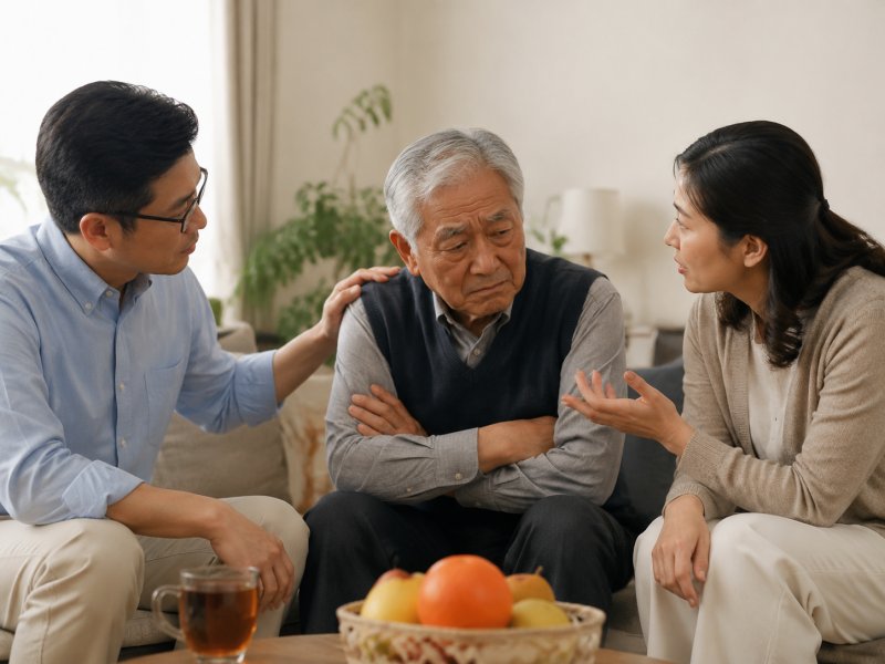 老人得了糖尿病，心情差总发火，家人怎么劝才能让他愿意配合治疗