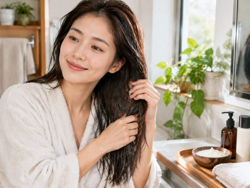 头发干枯毛躁怎么护理?试试“三次”护发法,比发膜还管用