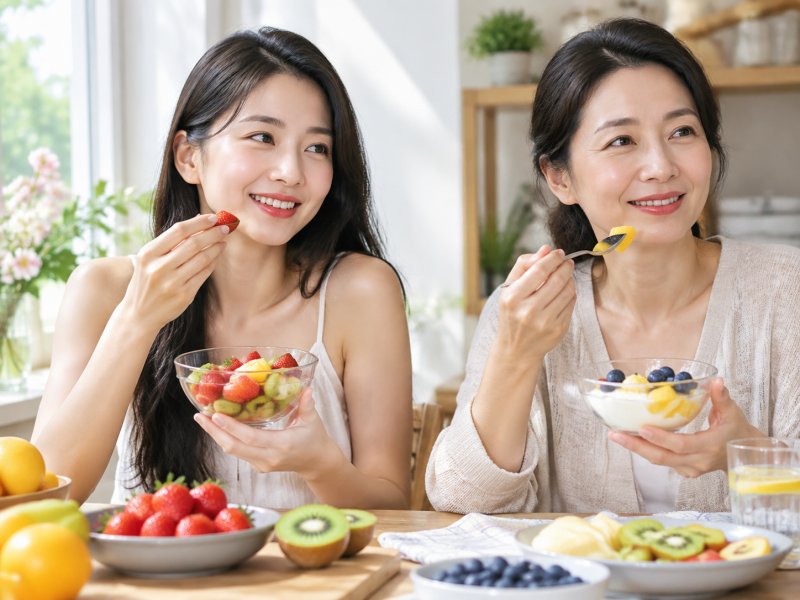二十岁和四十岁的人吃春季美白养颜水果,方法上到底有什么不同
