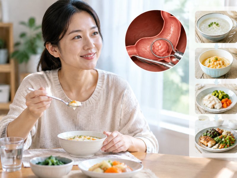 胃息肉切除后多久能正常吃饭?术后饮食恢复步骤说给你听