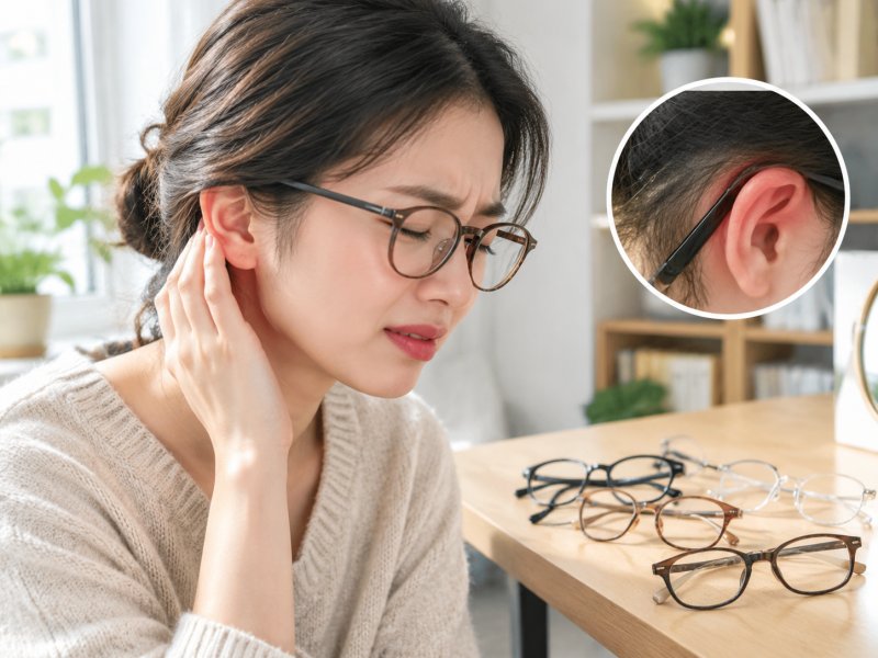 镜框太重导致耳朵后面疼是什么原因？哪种材质戴着更舒服