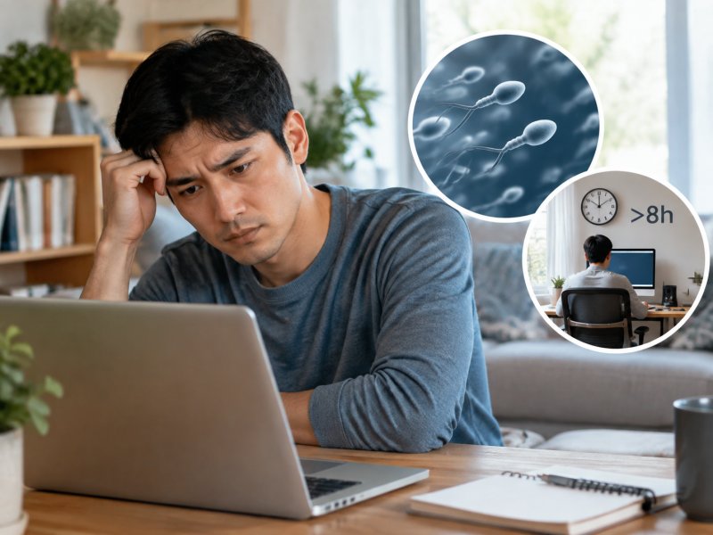每天久坐超过8小时,精子质量会不会慢慢变差?