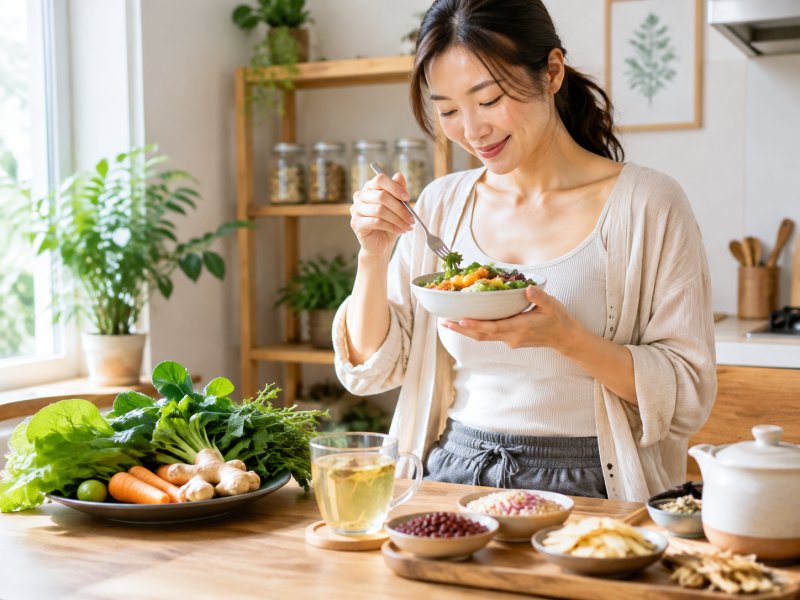 女性湿气重肚子大怎么减？中医食疗去湿气的方法有哪些