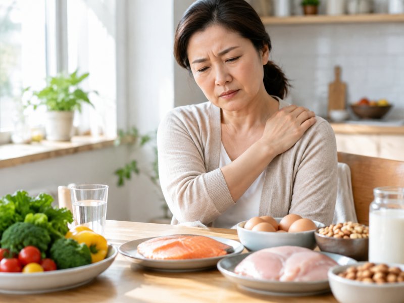 查出肩周炎以后，日常饮食到底要不要忌口，能不能多补点蛋白质？
