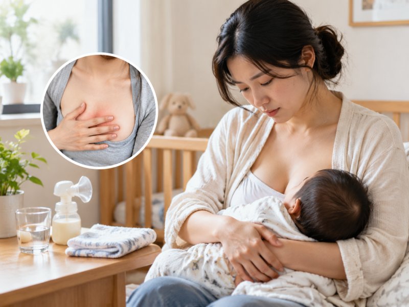 为什么会得乳腺炎？是不是涨奶没排空惹的祸，日常该怎么预防