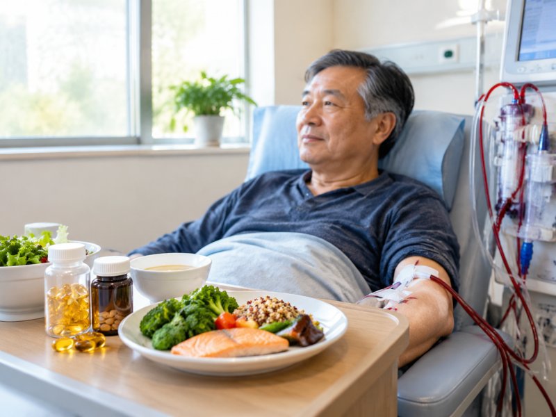 在做透析治疗的糖尿病肾病患者，日常饮食要不要额外补充维生素和鱼油？