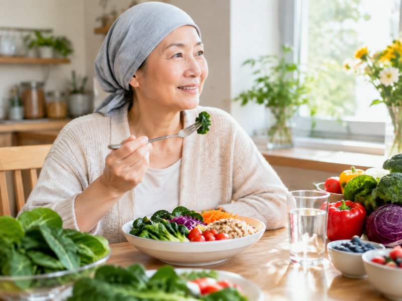 胃癌手术后能不能吃深色蔬菜？彩虹抗癌食谱的术后护理调整