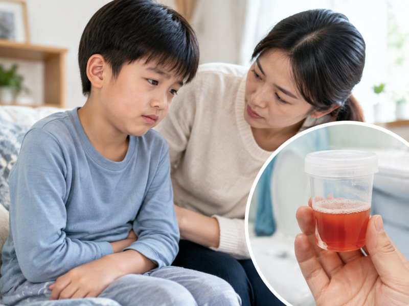 孩子尿里带泡沫变红,会不会就是急性肾炎,该做什么检查?
