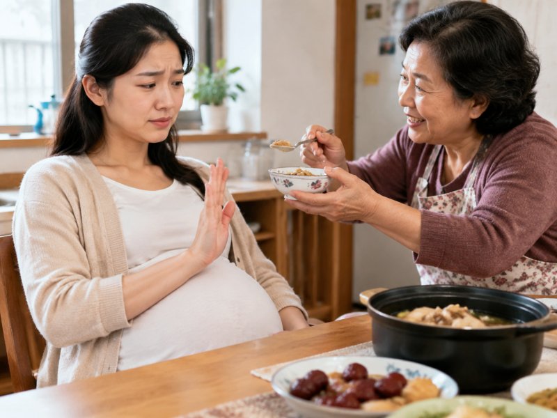 家里老人非要给孕妇大补，拦都拦不住怎么办？试试这五句实在话