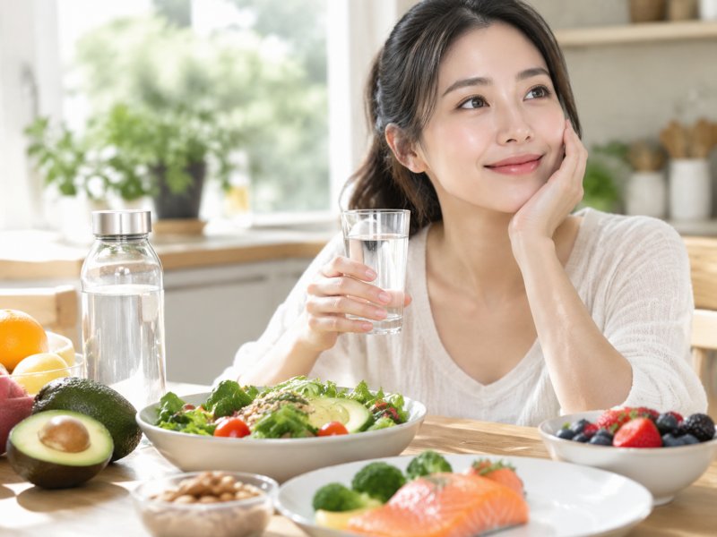 光喝矿泉水不管用,怎么搭配饮食才能让皮肤水润透亮