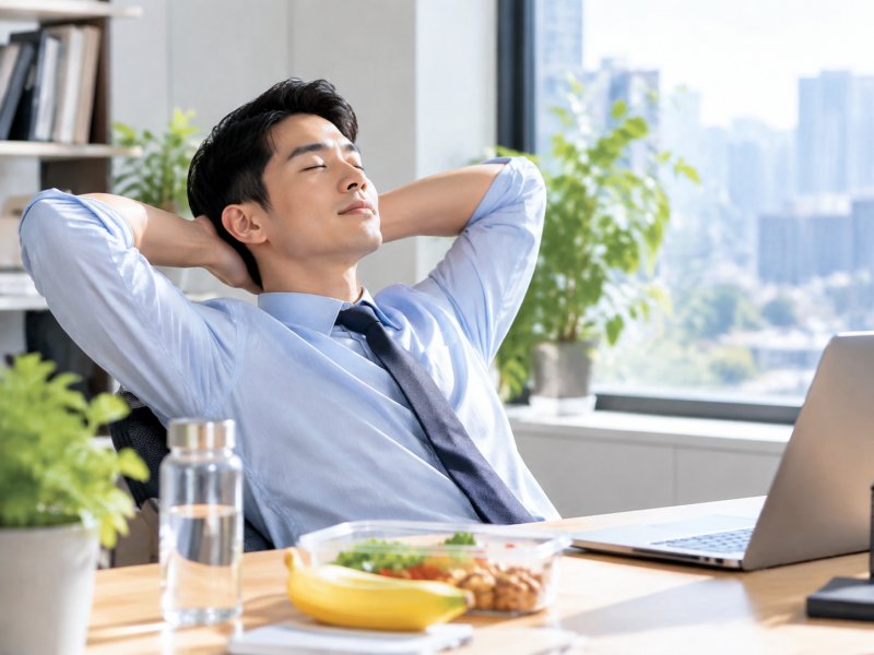 上班族男士怎么利用午休碎片时间调理身体,预防不育怎么安排