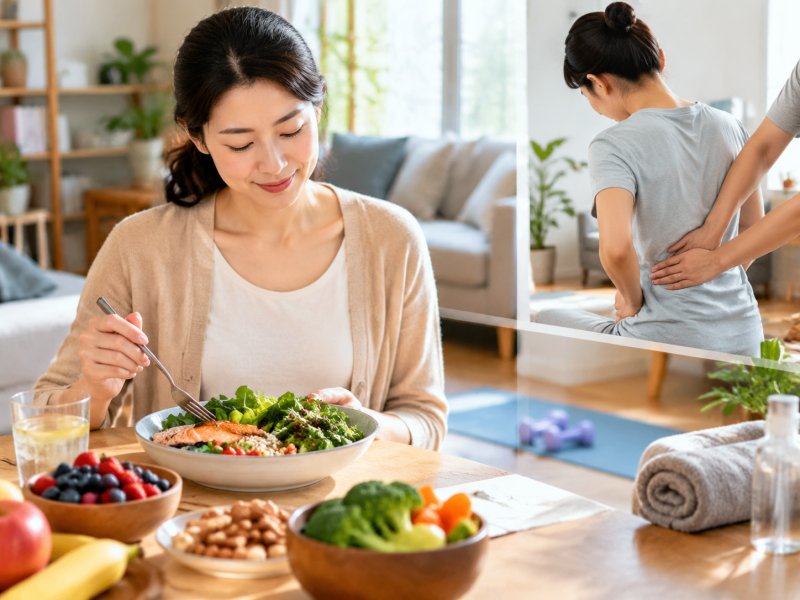 经常腰肌劳损的人日常饮食该怎么搭配,能否配合按摩减少发作次数?