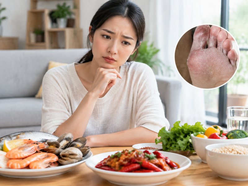 得了脚气能不能吃海鲜和辛辣食物?日常饮食需要注意什么?