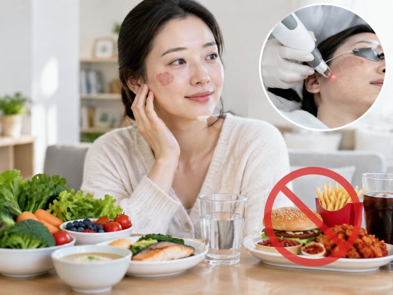 做完激光去鲜红斑痣,饮食上哪些东西先别碰?怎么吃恢复快