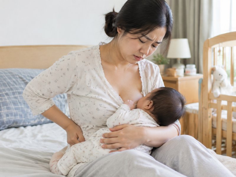 生完孩子后查出慢性盆腔炎,母乳喂养不敢乱吃药,腰酸白带多时候怎么护理?