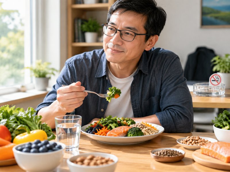 烟民日常饮食吃什么能保护视力，减少弱视发生风险
