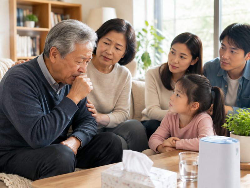 慢性支气管炎会不会遗传给下一代?家人该如何提前预防