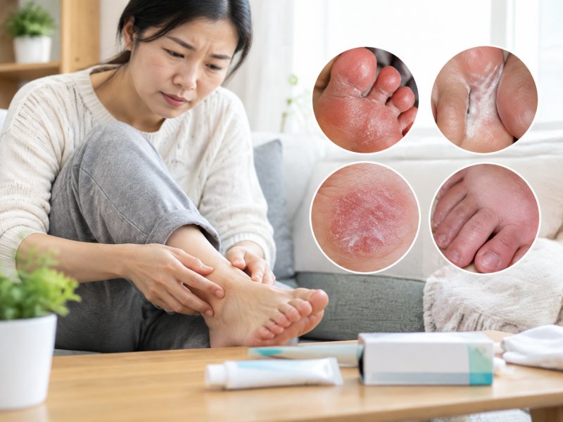 脚趾缝发白瘙痒用什么药膏好?药师提醒选药前先分清这4种足癣类型