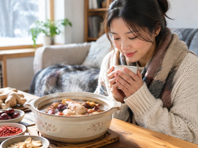 冬天手脚冰凉是不是肾虚?教你做一锅暖身药膳汤怎么搭配
