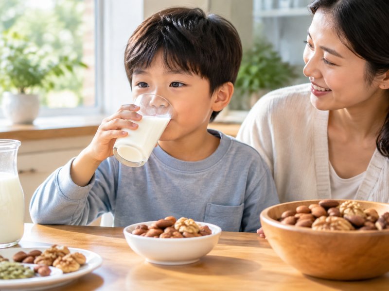 想预防儿童白癜风，要不要每天给孩子喝牛奶吃坚果补锌补铜