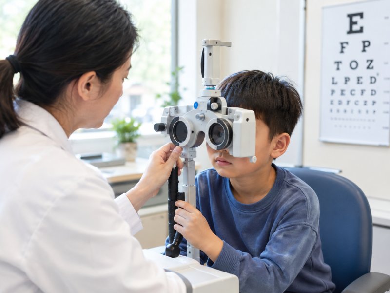 孩子总说看不清黑板,去医院检查怎么判断是不是弱视?