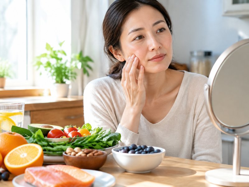 脸上长细纹是不是缺抗氧化剂？日常饮食怎么补才管用