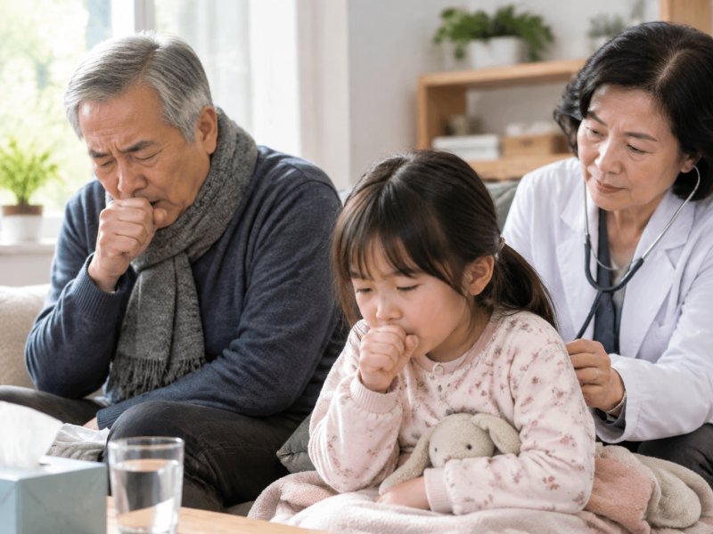 老年人得支气管炎和小孩的症状有什么不同?怎么观察病情轻重?