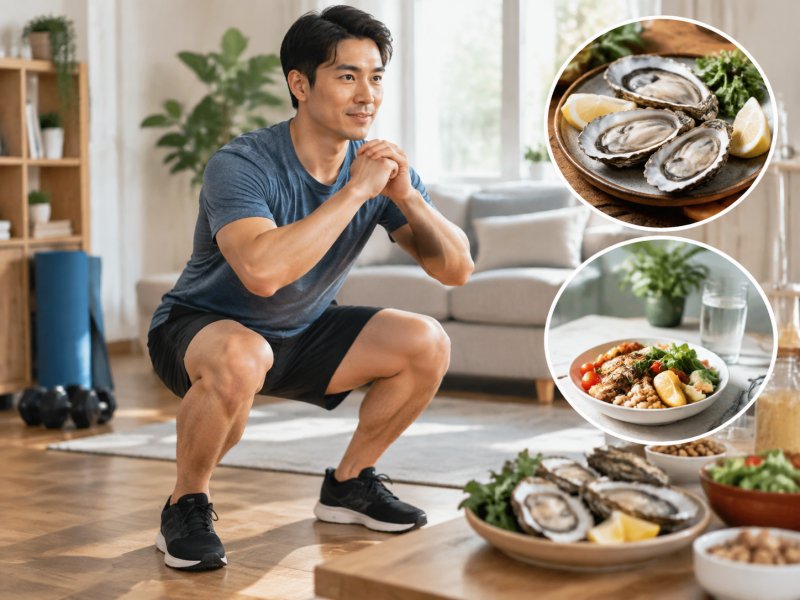 牡蛎和深蹲怎么吃怎么练？日常饮食运动对早泄的辅助作用