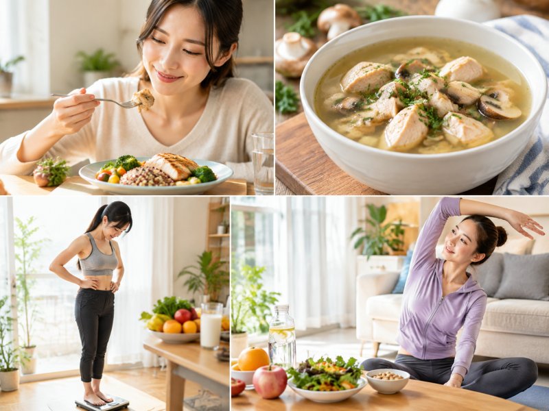 干吃不胖是什么原因,鸡肉蘑菇汤要不要每周喝三次,日常怎么调理