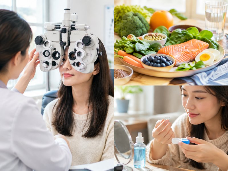 吃哪些食物有助于修复角膜，长期佩戴隐形眼镜的人日常该注意什么