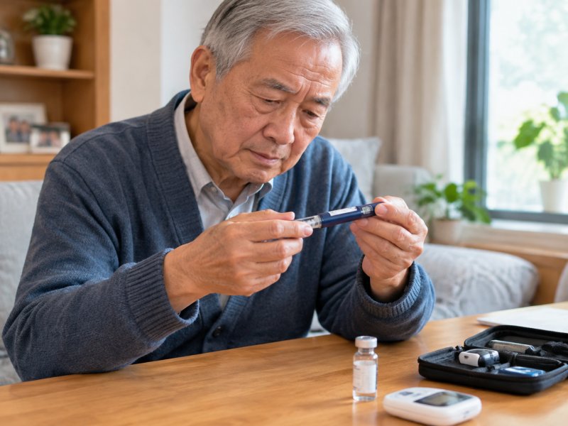 老人打胰岛素看不清剂量，改用预充式胰岛素笔会不会更安全？