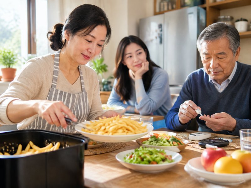 家人有糖尿病,家里还要不要做炸薯条?怎么护理才不伤感情?