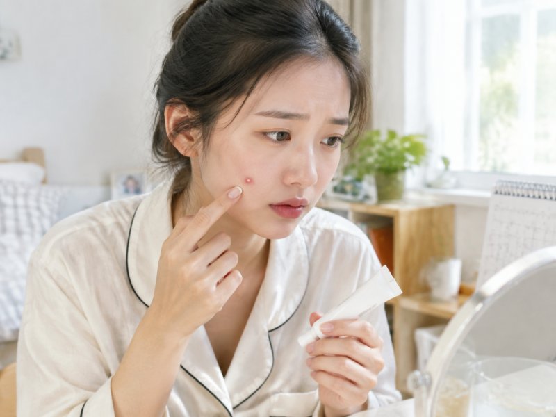 来大姨妈时脸上突然爆痘怎么办,能不能用祛痘膏急救一下