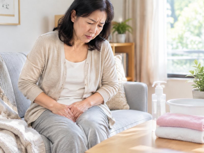 更年期女性外阴干痒发红怎么办?日常护理要避开哪些清洁误区