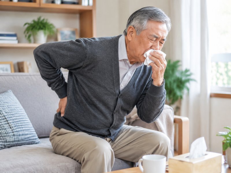 老人打喷嚏后腰突然闪了一下是什么原因?要不要马上去医院