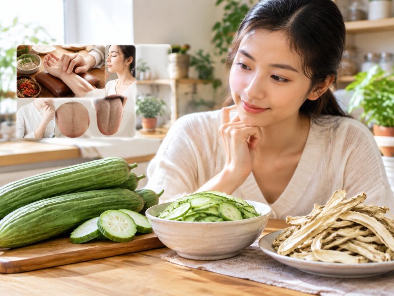 鲜丝瓜和晒干的丝瓜哪个营养高？女性日常怎么选更养生？