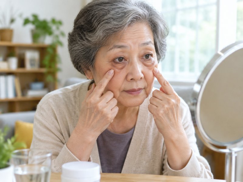 老人的“熊猫眼”怎么来的？除了熬夜还有哪些原因要不要查