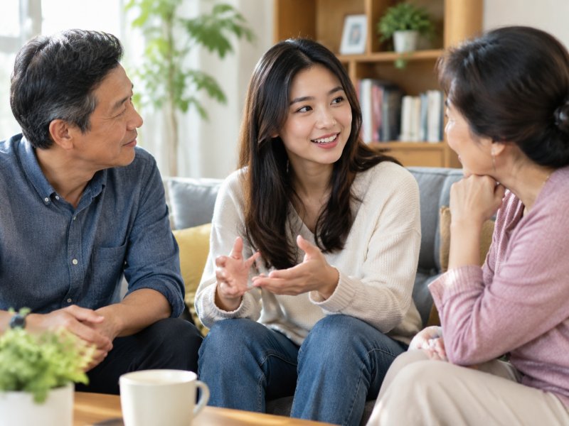 二十几岁的人了还不会接父母的话茬，怎么学才能让家里气氛缓和