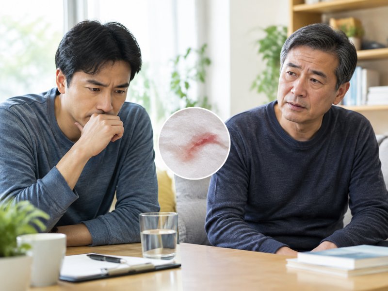 三十多岁男性偶尔一次血精和五十岁以后频繁血精,病因和处理方法是否一样
