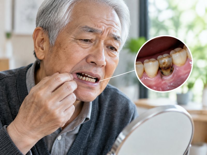 老人牙齿根部烂了一圈,是牙根龋吗?要不要做根管治疗