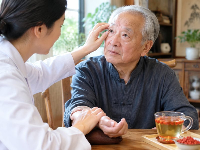 老人眼白浑浊，每天一杯枸杞水能不能有帮助？