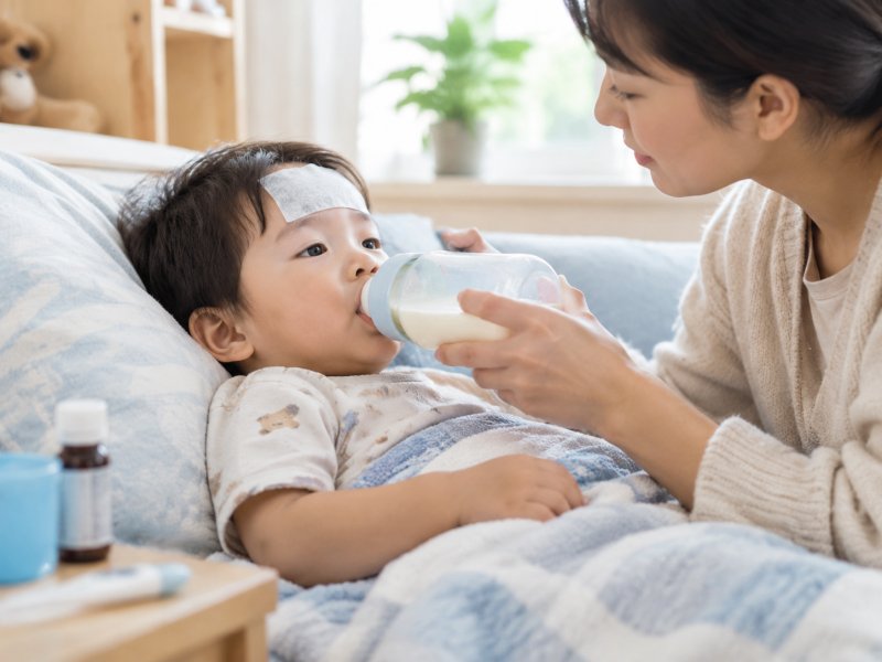 孩子病毒性腹泻能不能喝奶？奶粉喂养的要注意什么