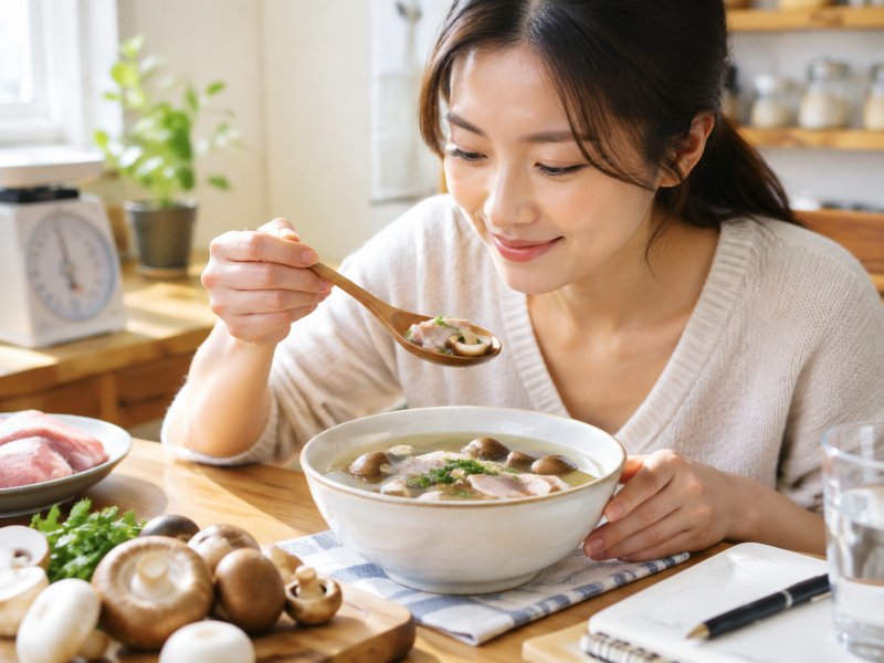 蘑菇瘦肉汤增肥效果怎么样?喝多久能看到体重变化
