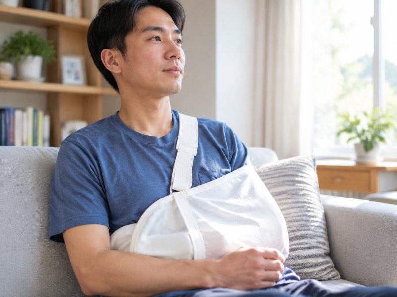 锁骨骨折错位不明显能不能自己长好?不做手术的话要注意什么