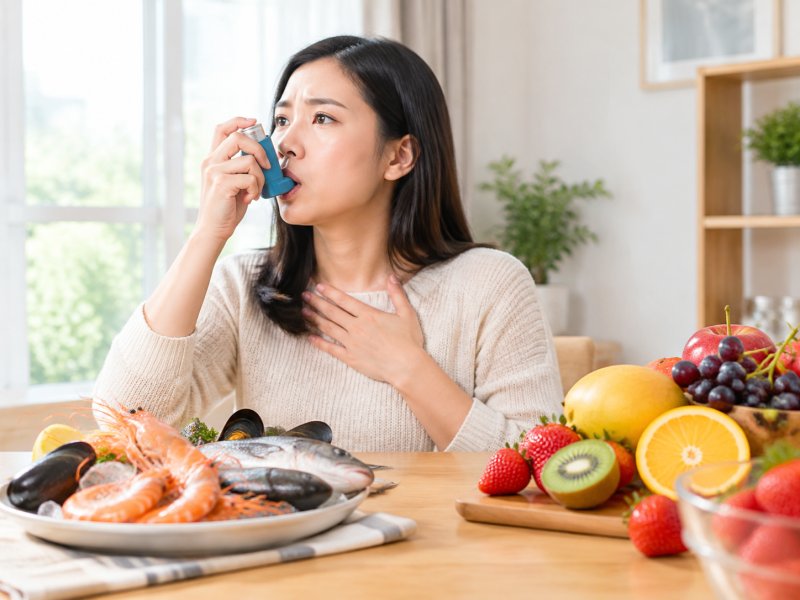 哮喘患者日常饮食能不能吃海鲜？哪些水果容易诱发咳喘？