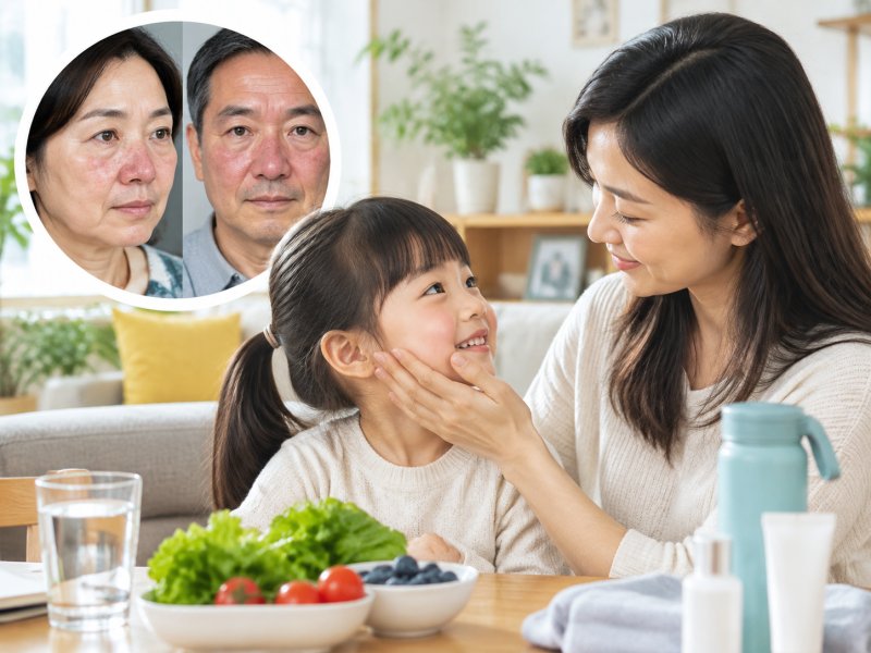 家里父母有酒糟鼻,子女平时怎么预防才能降低将来发病的几率?