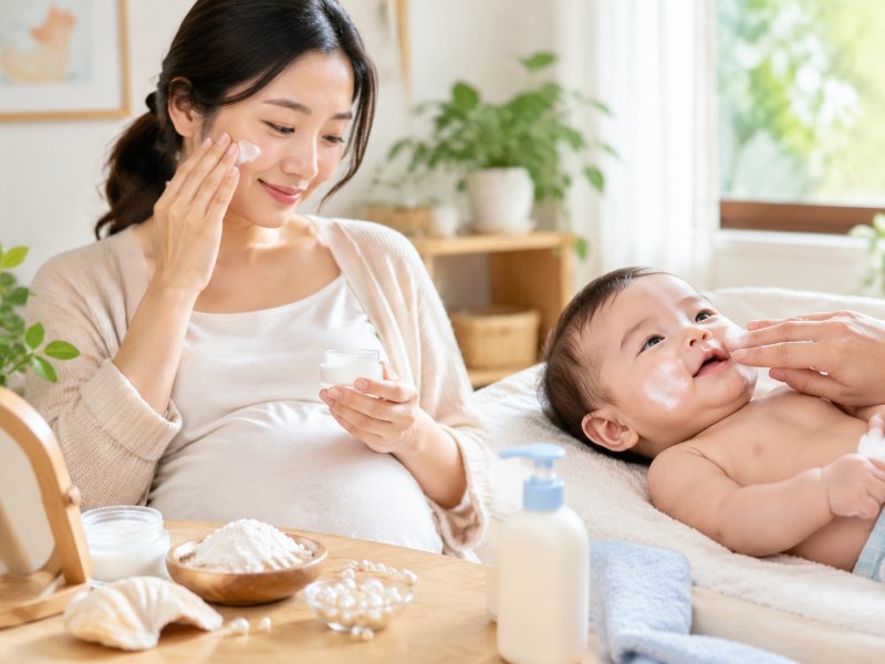 孕妇能不能用珍珠粉来防晒?和婴儿润肤露混涂是否安全?