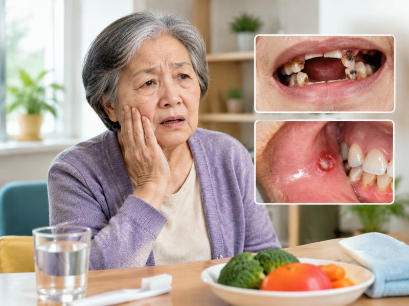 老人牙齿烂掉后一直没修复,口腔黏膜反复受伤,这种情况怎么预防癌变?